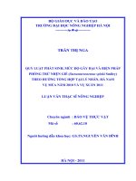 quy luật phát sinh, mức độ gây hại và biện pháp phòng trừ nhện gié (steneotarsonemus spinki smiley) theo hướng tổng hợp tại lý nhân, hà nam vụ mùa năm 2010 và vụ xuân 2011