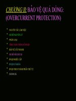 CHƯƠNG 2 BAAOR vệ QUÁ DÒNG (OVERCURRENT PROTETION) 