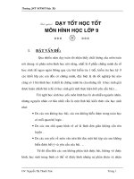 SKKN DẠY TOT HOC TOT TOAN 9