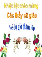 Bài:Chia một số thập phân cho một số thập phân