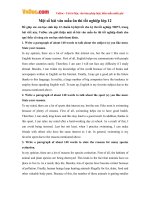 Một số bài văn mẫu ôn thi tốt nghiệp lớp 12