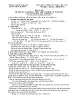 BC thuc hien nhiem vu nam hoc 2010 2011