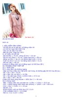 CÁCH cắt MAY áo sơ MI NAM nữ