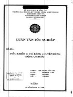Đồ án tốt nghiệp_Điều khiển vị trí băng chuyền dùng động cơ đốt trong