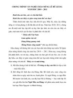 Lời dẫn văn nghệ bế giảng 2010   2011