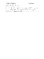 Bài toán về máy biến thế