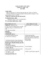 Giáo án tiếng việt 5 tuần 22 bài ôn tập các quy tắc viết hoa   nghe viết hà nội2 