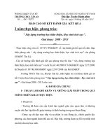 Báo cáo tổng kết 3 năm THTT   HSTC