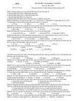 Đề thi ĐH và Giải chi tiết 2 (tb)