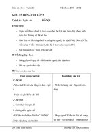 Giáo án tiếng việt 5 tuần 22 bài ôn tập các quy tắc viết hoa   nghe viết hà nội4 