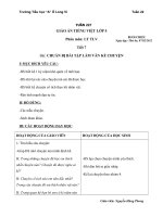 Giáo án tiếng việt 5 tuần 22 bài ôn tập văn kể chuyện3 