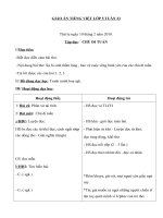 Giáo án tiếng việt 5 tuần 23 bài chú đi tuần 