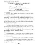 Đề thi học sinh giỏi môn Ngữ văn lớp 12 năm học 2014 - 2015 tỉnh Tây Ninh