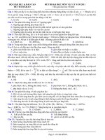 Ôn thi cấp tốc ĐH Vật Lý 2011, đề thi+ giải chi tiết 1