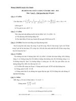 Đề thi thử Toán vào lớp 10 năm 2010 2011