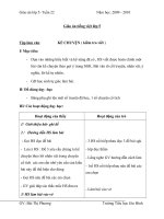 Giáo án tiếng việt 5 tuần 22 bài ôn tập văn kể chuyện6 