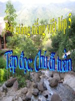 Bài giảng tiếng việt 5 tuần 23 bài chú đi tuần5 