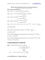 Lượng giác hóa để chứng minh bất đẳng thức và giải phương trình, bất phương trình