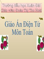 Giáo án hội giảng môn toán