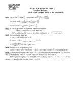 Đề thi học sinh giỏi môn Toán lớp 11 trường THPT Tam Quan năm 2015 - 2016