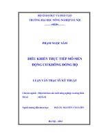 Điều khiển trực tiếp mô men động cơ không đồng bộ 