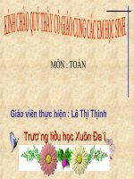 góc nhọn góc tù góc bẹt