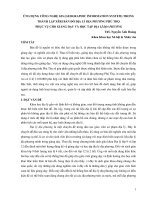 ỨNG DỤNG CÔNG NGHỆ GIS TRONG THÀNH LẬP XÊRI BẢN ĐỒ ĐỊA LÍ  ĐỊA PHƯƠNG PHÚ THỌ