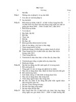 bảo tồn và phát triển cây dược liệu ứng dụng công nghệ cao tỉnh an giang giai đoạn 2001 – 2010 và năm 2011, năm 2012