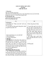 Giáo án tiếng việt 5 tuần 23 bài chú đi tuần5 