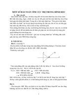 Một số bài toán tìm cực trị trong hình học