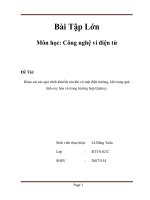 Khảo sát các quá trình khuếch tán khi có mặt điện trường, khi trong quá trình oxy hóa và trong trường hợp epitaxy
