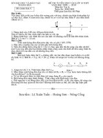 Bộ đề thi vào 10   thanh Hoá