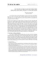 các tổ chức xã hội tự nguyện ở nông thôn đồng bằng sông hồng liên kết và chao đổi xã hội