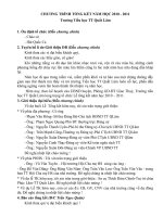 dan chuong trinh Le tong ket nam hoc 2010 2011