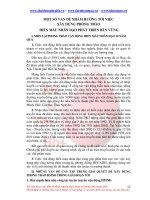 MỘT SỐ VẤN ĐỀ NHẰM HƯỚNG TỚI VIỆC XÂY DỰNG PHONG TRÀO  HIẾN MÁU NHÂN ĐẠO PHÁT TRIỂN BỀN VỮNG