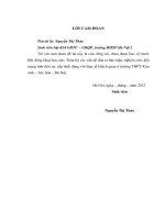 Lựa chọn bài tập phát triển sức nhanh nâng cao thành tích chạy 100m cho nam đội tuyển điền kinh trường THPT kim anh   sóc sơn   hà nội 