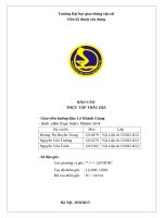 Báo cáo thực tập trắc địa công trình Đại học giao thông vận tải
