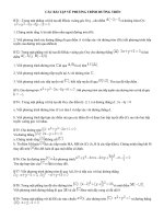 Bài tập về đường tròn