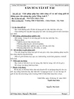 SKKN   Củng cố và mở rộng giơí từ trong Tiếng Anh 9