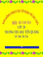 Bai: Kể chuyện Ai ngoan sẽ được thưởng