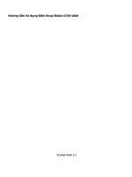 hướng dẫn sử dụng Nokia 6700c