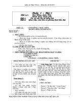 GIÁO ÁN NGỮ VĂN LỚP 6 CHUẨN KIẾN THỨC