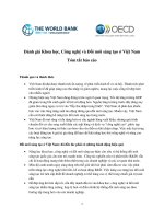 Đánh giá Khoa học, Công nghệ và Đổi mới sáng tạo ở Việt Nam Tóm tắt báo cáo