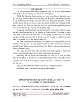 công tác kế toán vốn bằng tiền và các nghiệp vụ thanh toán Công ty cổ phần Việt Hải Châu