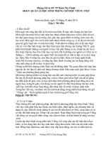 QUẢN LÍ HỌC SINH TRONG GIỜ HỌC TIẾNG VIỆT