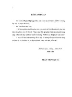 Lựa chọn bài tập phát triển sức nhanh trong chạy 100m cho học sinh nữ khối 11 trường THPT cao bá quát   gia lâm 