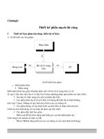 CHƯƠNG 1 THIẾT kế PHẦN MẠCH THI CÔNG 