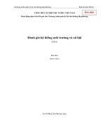 Đánh giá hệ thống môi trường và xã hội