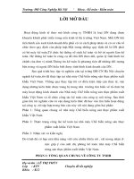 Thực trạng công tác kế toán tại nhà máy chế biến nông sản thực phẩm xuất khẩu việt nam 