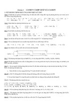 Bài tập chương Cacbon - Silic